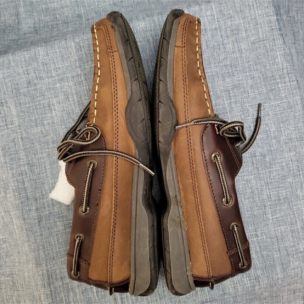 G.H. Bass Lewis Deck Shoe Docksiders Two-Tone Brown Men's 9M